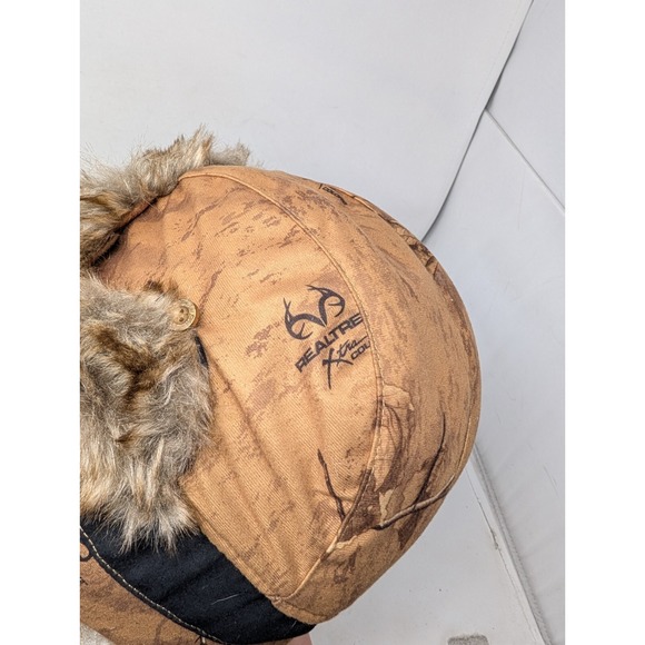 Hot Shot Thinsulate Trapper Real Tree Extra Camo Hunting Hat Cap Ear Flap Medium - Picture 5 of 8